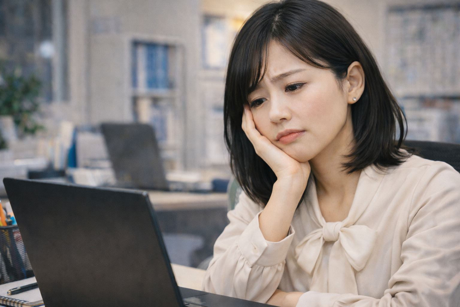 口が疲れる、顎がだるい。