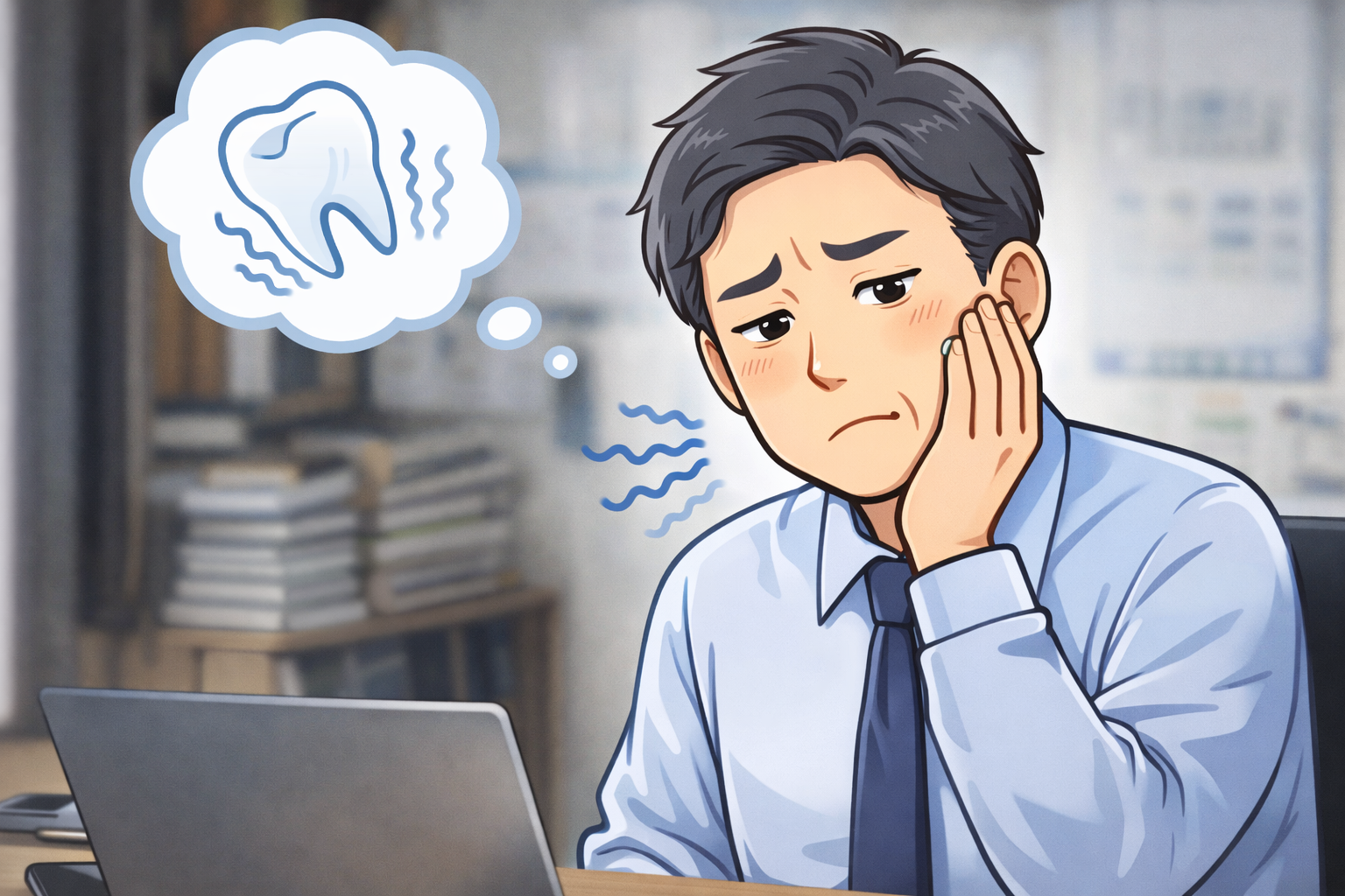 痛みがない歯の違和感は、どこまで様子を見ていい？