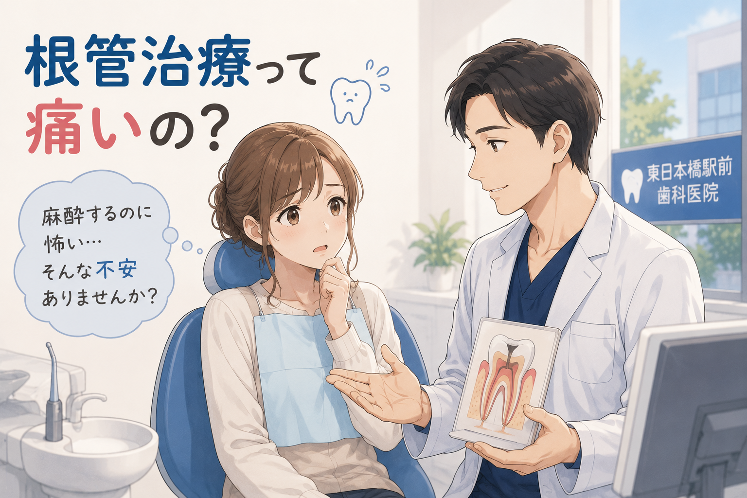 根管治療って痛い？麻酔・治療中・治療後を解説